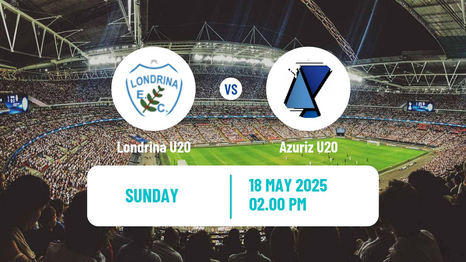 Soccer Brazilian Paranaense U20 Londrina U20 - Azuriz U20