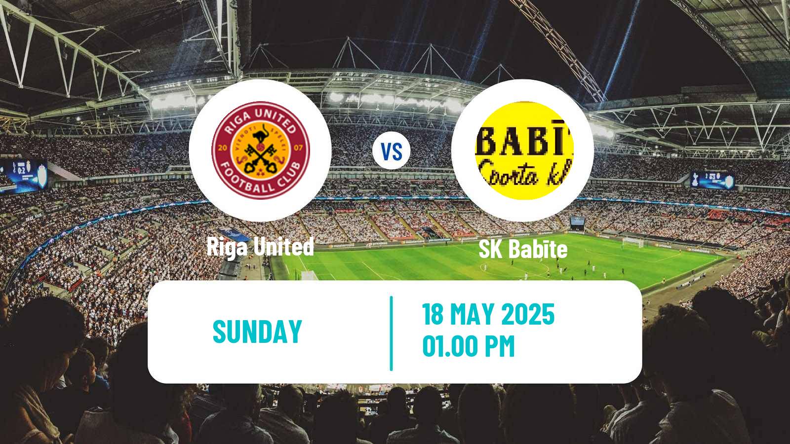 Soccer Latvian Cup Riga United - Babīte