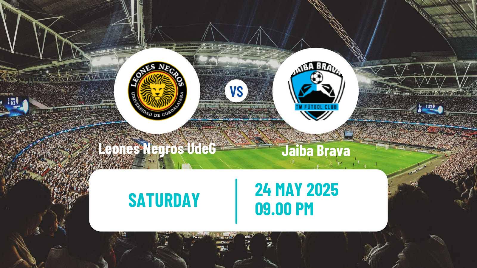 Soccer Mexican Liga de Expansion MX Leones Negros UdeG - Jaiba Brava