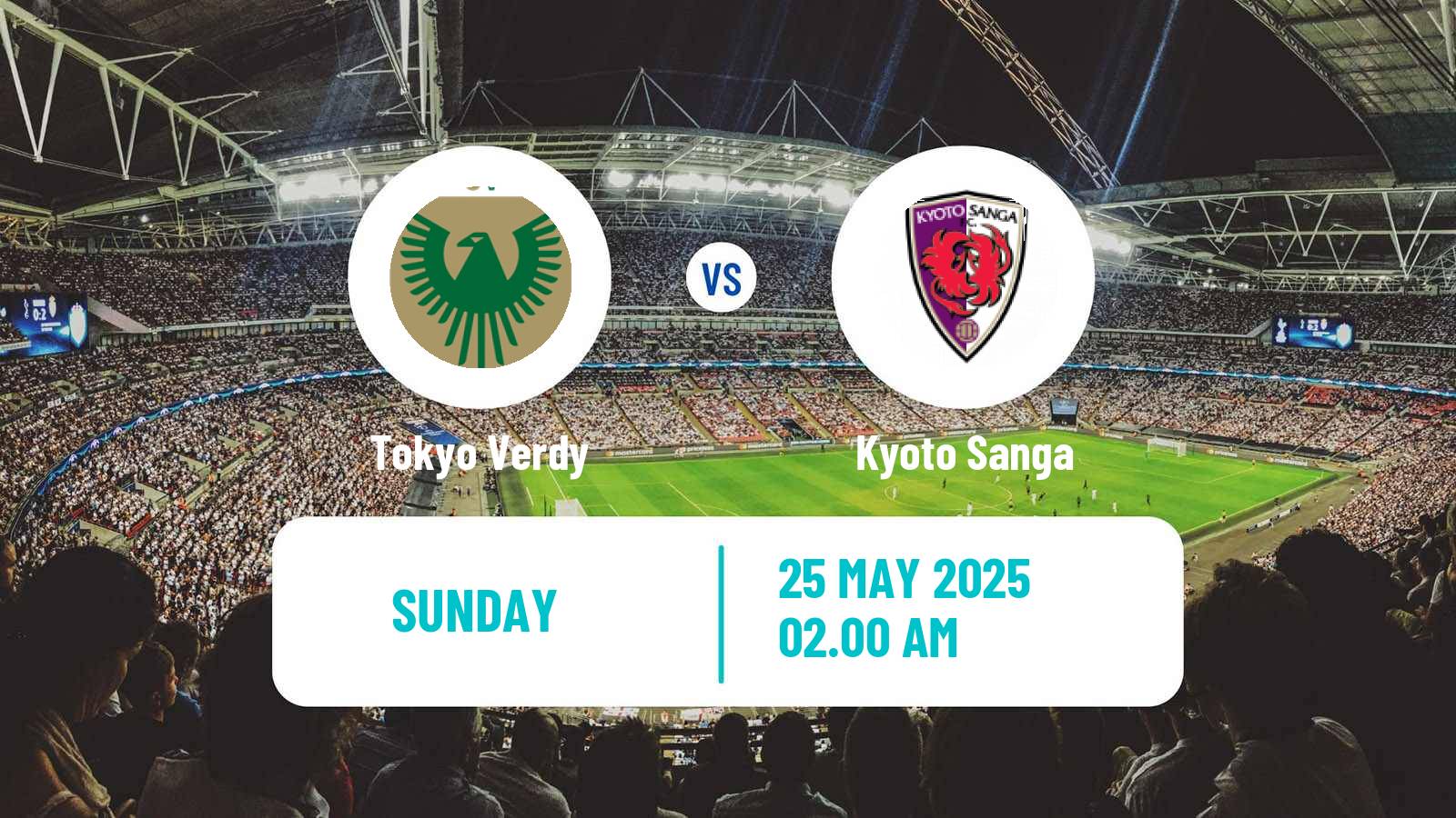 Soccer Japan J1 League Tokyo Verdy - Kyoto Sanga