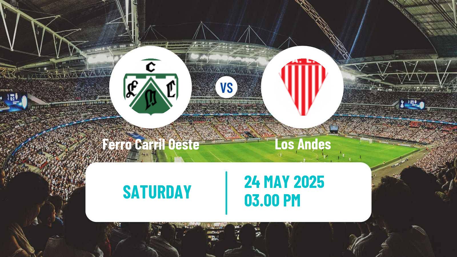 Soccer Argentinian Primera Nacional Ferro Carril Oeste - Los Andes