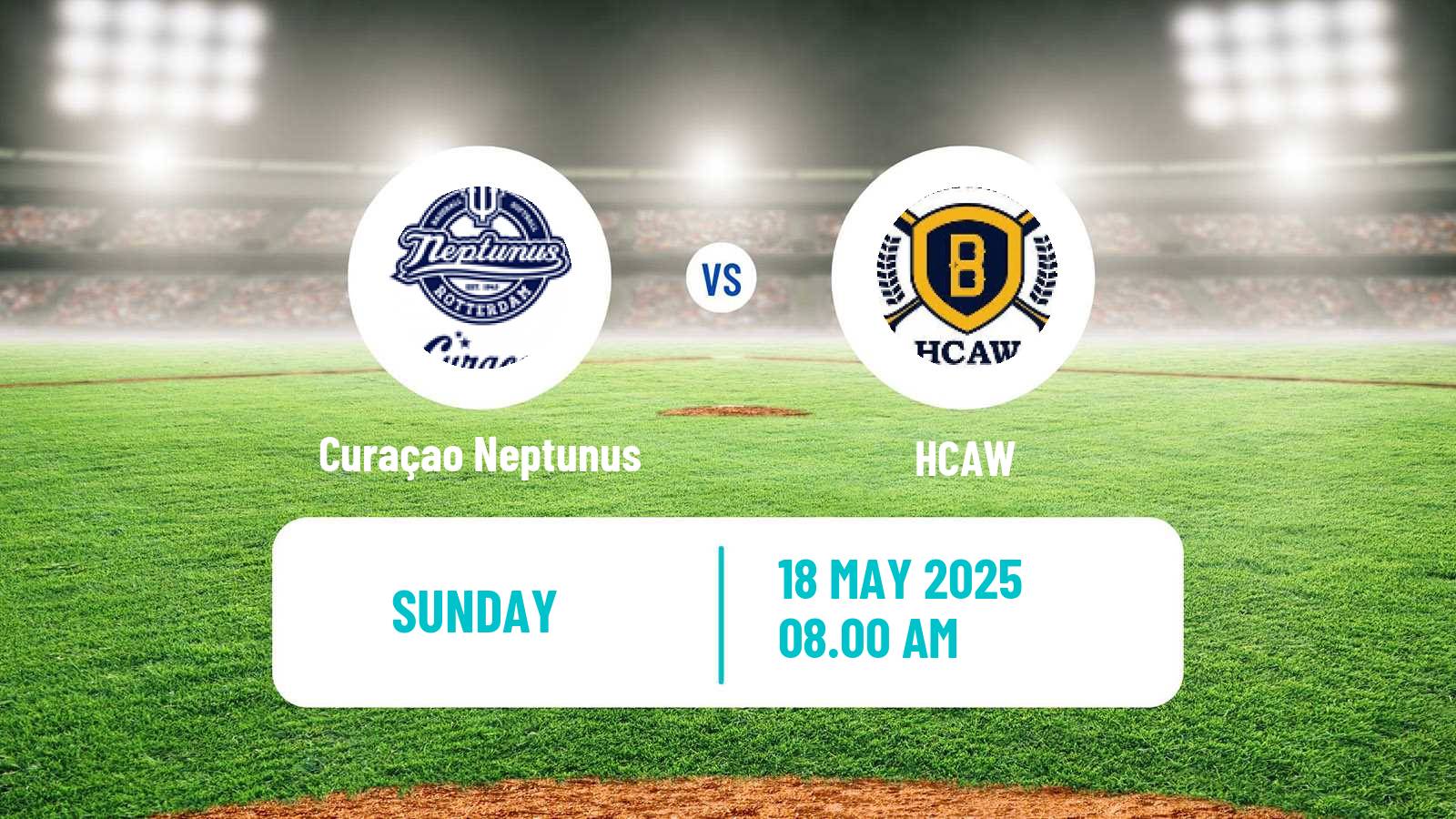Baseball Dutch Hoofdklasse Baseball Curaçao Neptunus - HCAW