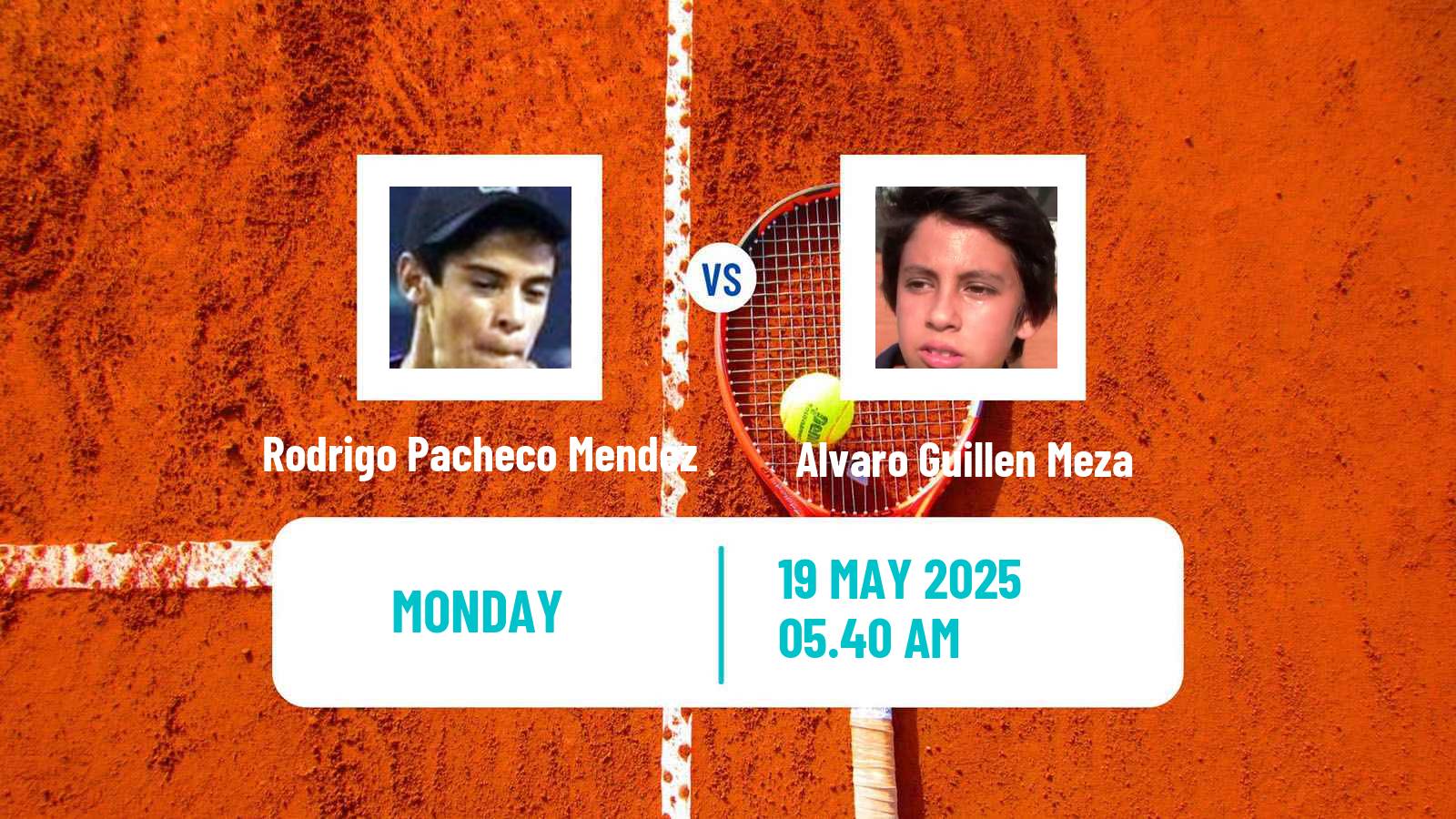 Tennis ATP Roland Garros Rodrigo Pacheco Mendez - Alvaro Guillen Meza