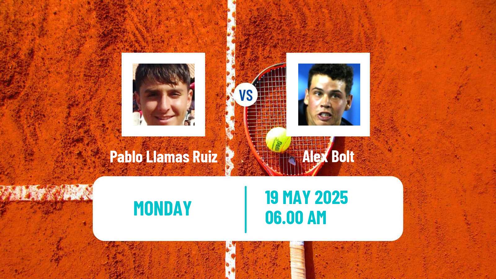 Tennis ATP Roland Garros Pablo Llamas Ruiz - Alex Bolt