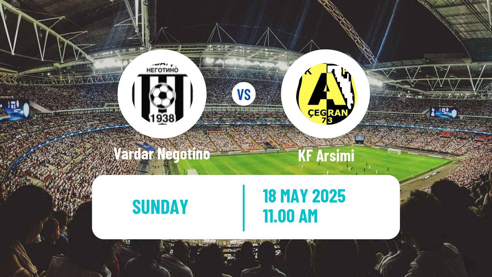 Soccer North Macedonian 2 MFL Vardar Negotino - Arsimi