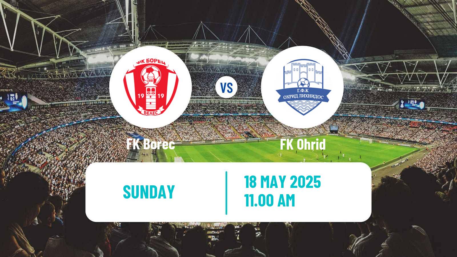 Soccer North Macedonian 2 MFL Borec - Ohrid