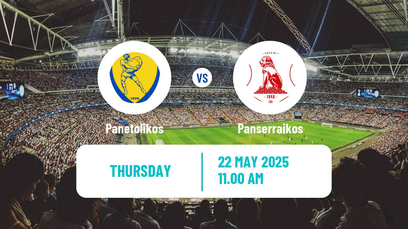 Soccer Greek Super League Panetolikos - Panserraikos