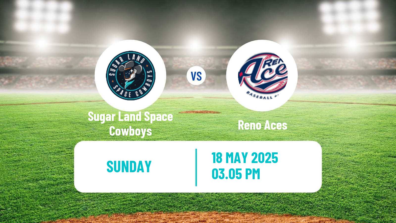 Baseball PCL Sugar Land Space Cowboys - Reno Aces