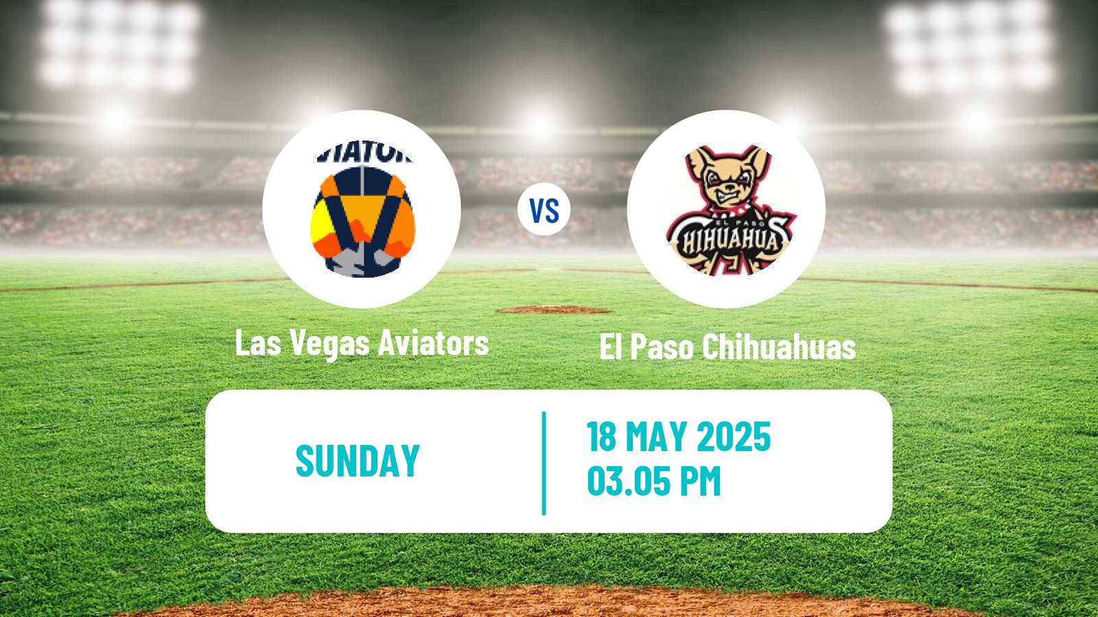 Baseball PCL Las Vegas Aviators - El Paso Chihuahuas
