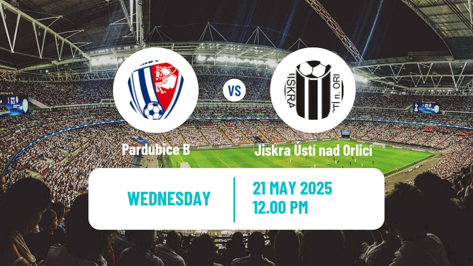 Soccer Czech CFL Group B Pardubice B - Jiskra Ústí nad Orlicí