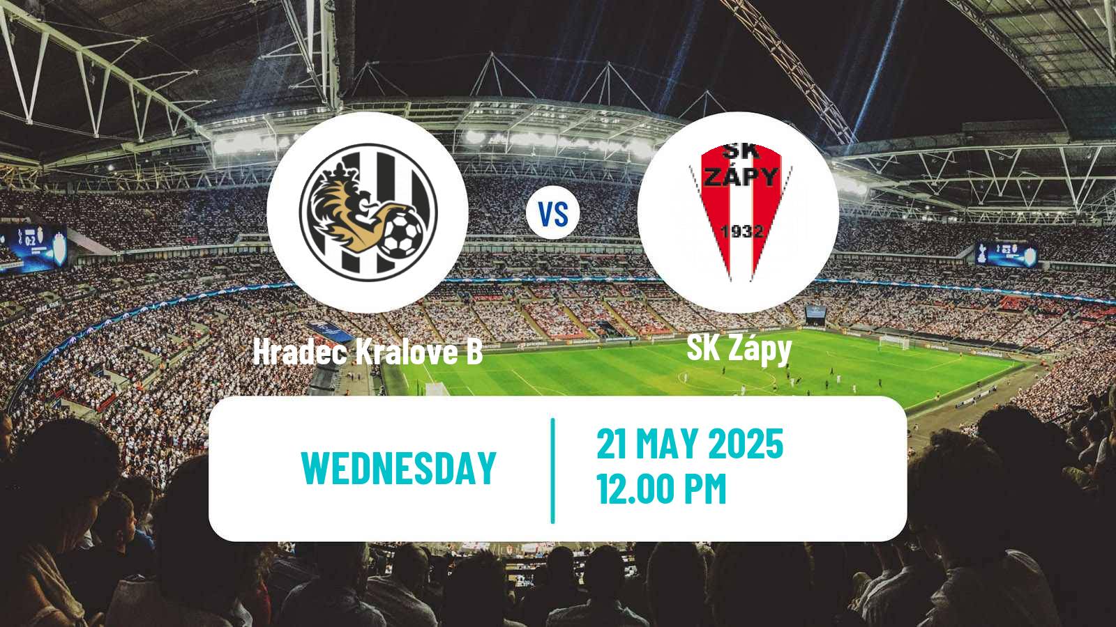 Soccer Czech CFL Group B Hradec Kralove B - Zápy