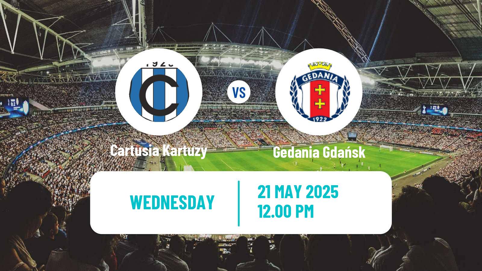 Soccer Polish Division 3 - Group II Cartusia Kartuzy - Gedania Gdańsk