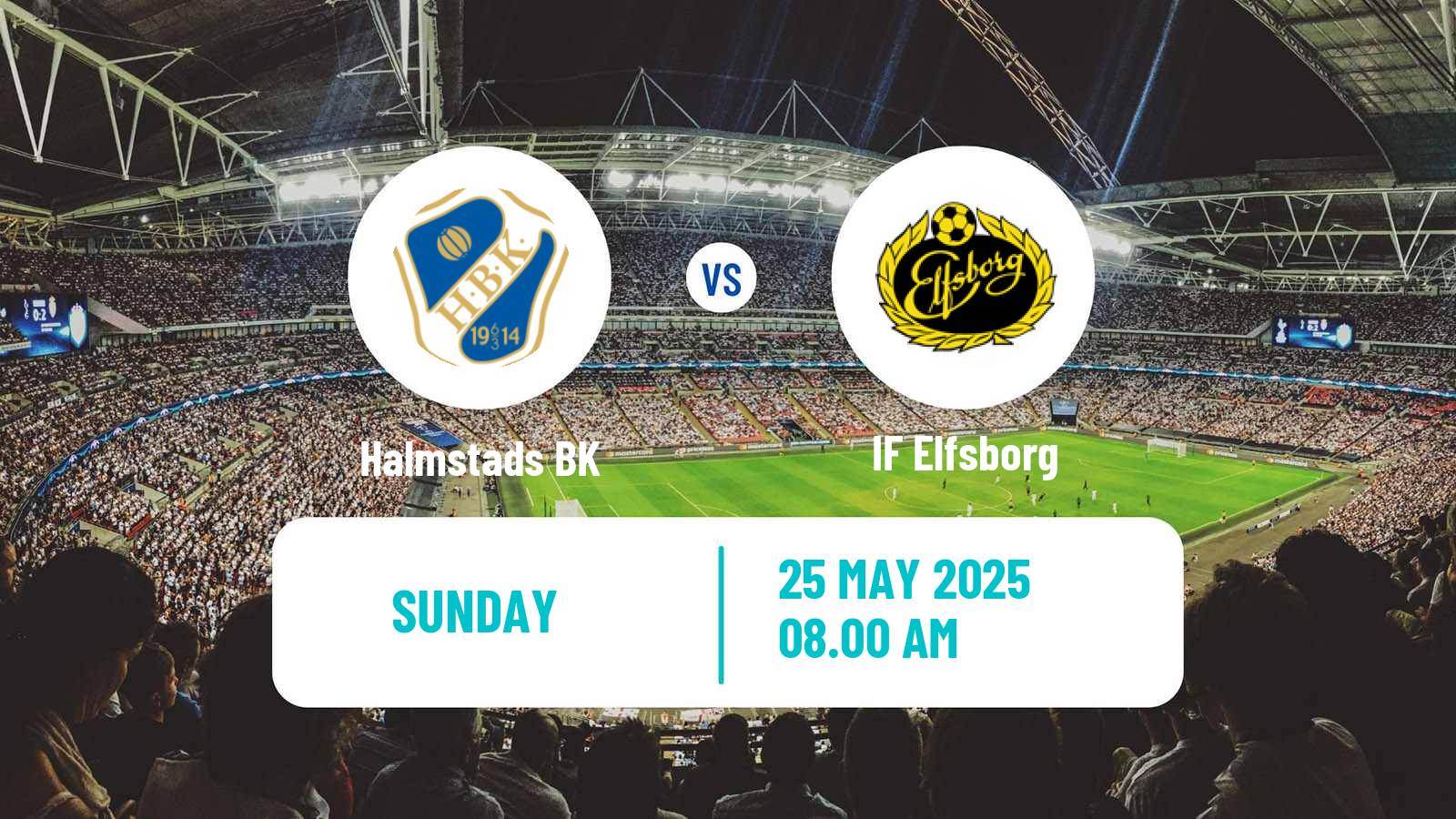 Soccer Swedish Allsvenskan Halmstad - Elfsborg
