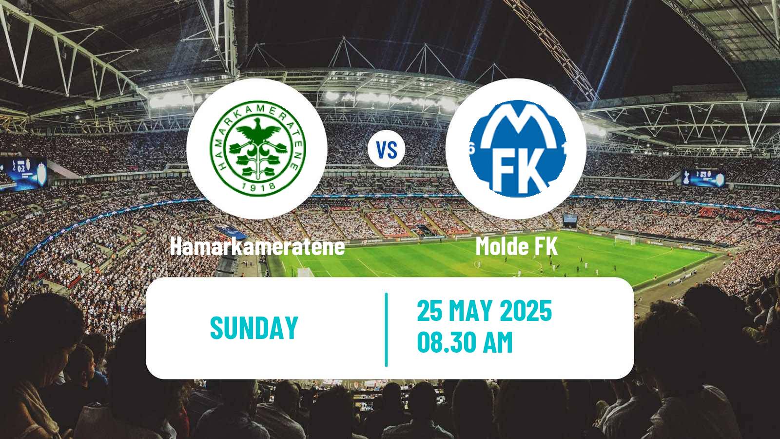 Soccer Norwegian Eliteserien Hamarkameratene - Molde