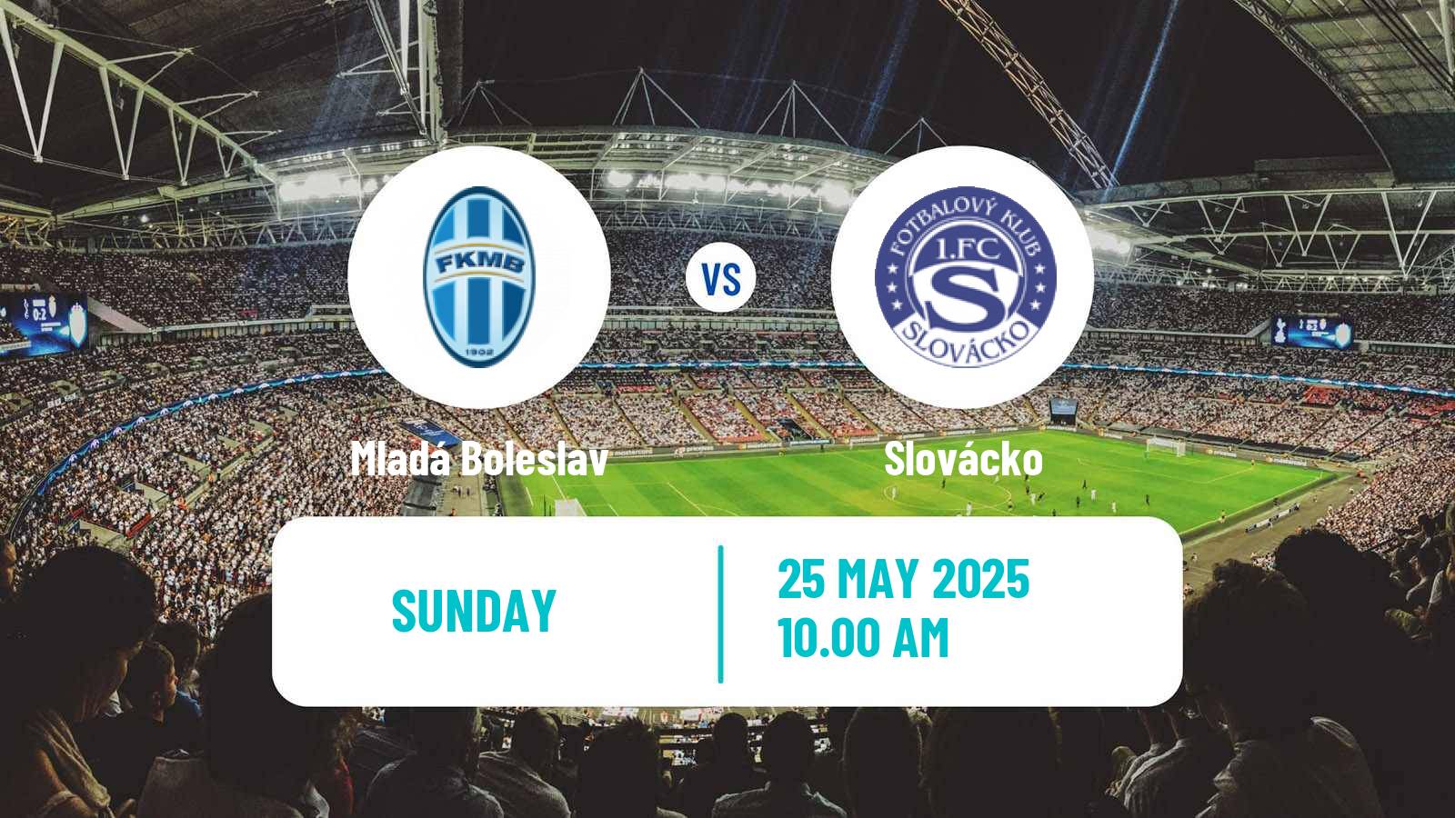 Soccer Czech 1 Liga Mladá Boleslav - Slovácko