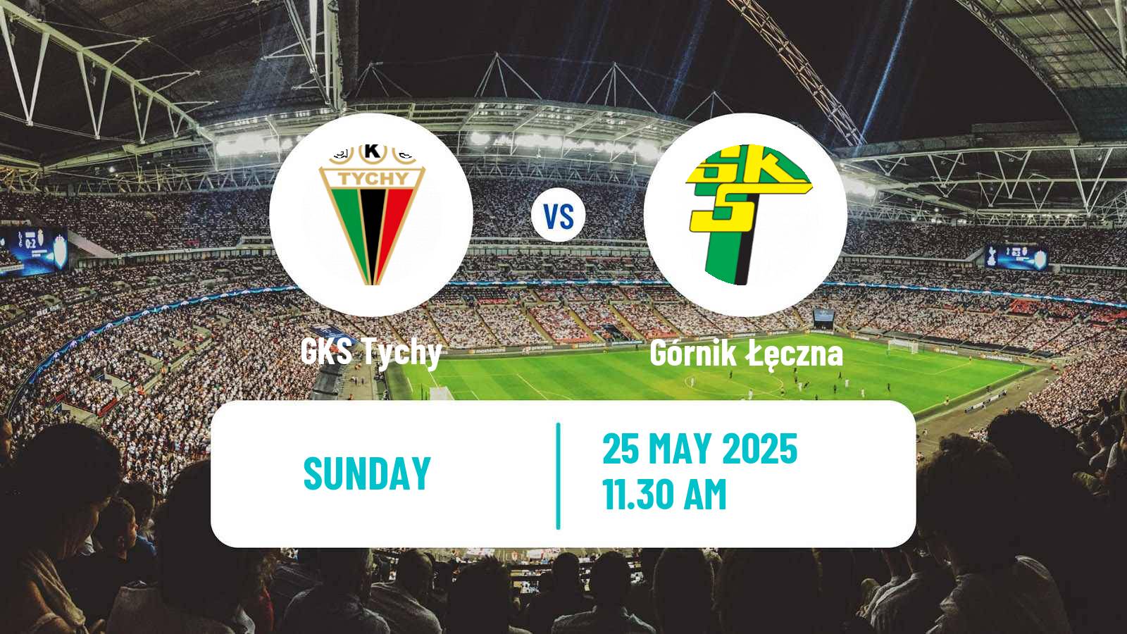 Soccer Polish Division 1 GKS Tychy - Górnik Łęczna