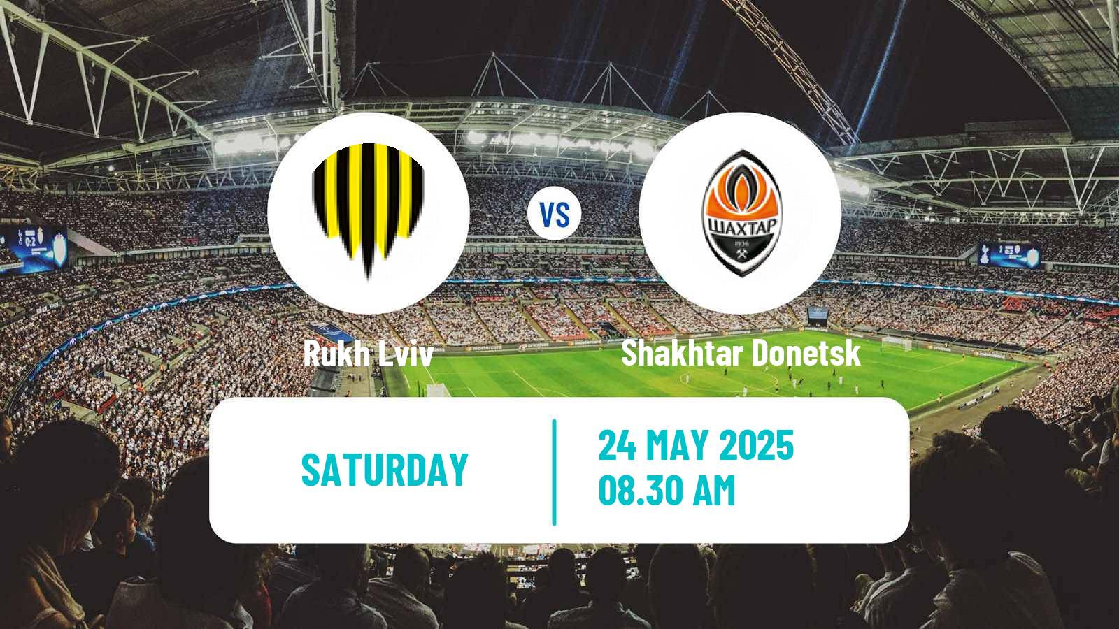 Soccer Ukrainian Premier League Rukh Lviv - Shakhtar Donetsk