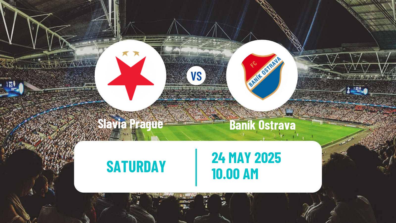 Soccer Czech 1 Liga Slavia Prague - Baník Ostrava