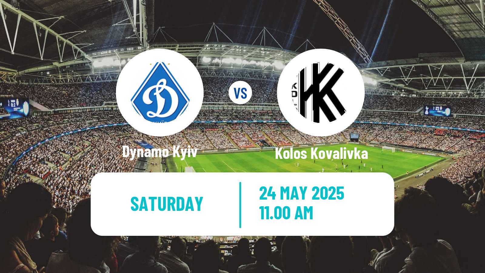 Soccer Ukrainian Premier League Dynamo Kyiv - Kolos Kovalivka