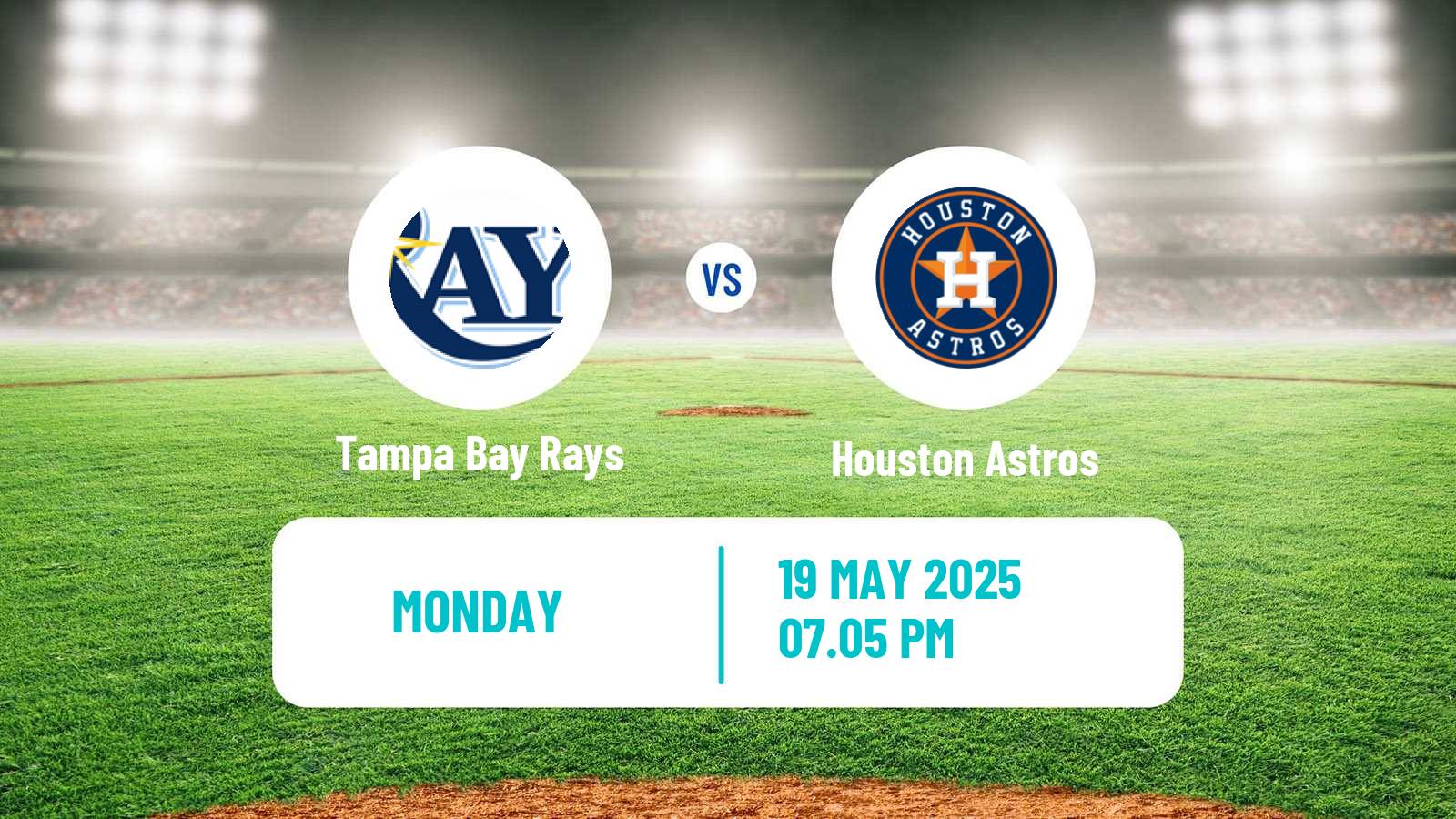 Baseball MLB Tampa Bay Rays - Houston Astros