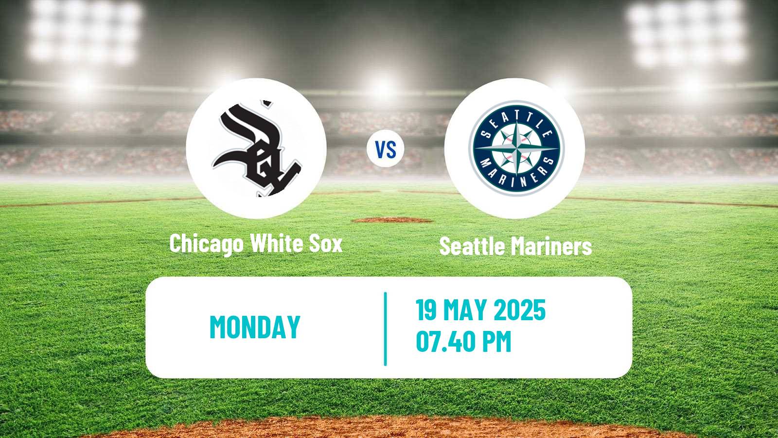 Baseball MLB Chicago White Sox - Seattle Mariners