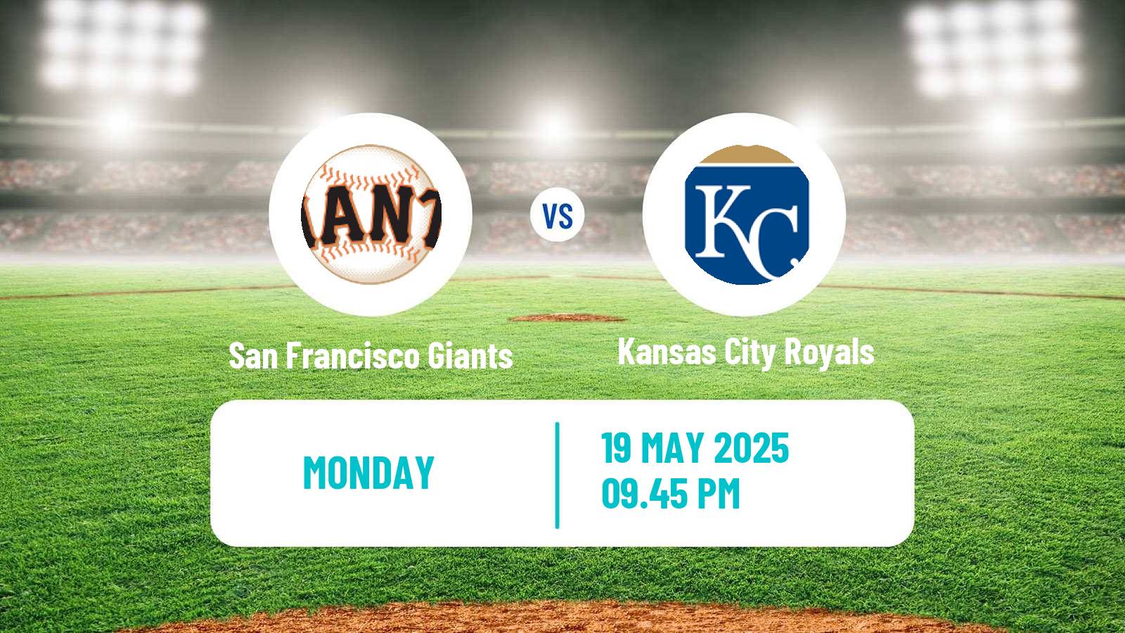 Baseball MLB San Francisco Giants - Kansas City Royals