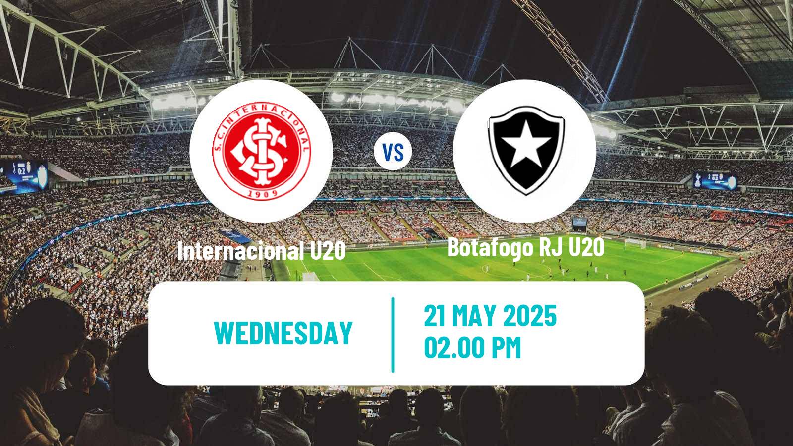 Soccer Brasileiro U20 Internacional U20 - Botafogo RJ U20