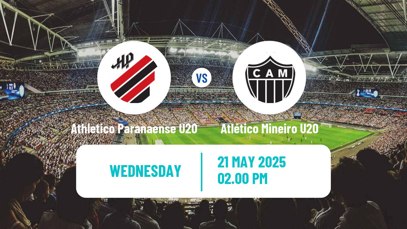 Soccer Brasileiro U20 Athletico Paranaense U20 - Atlético Mineiro U20