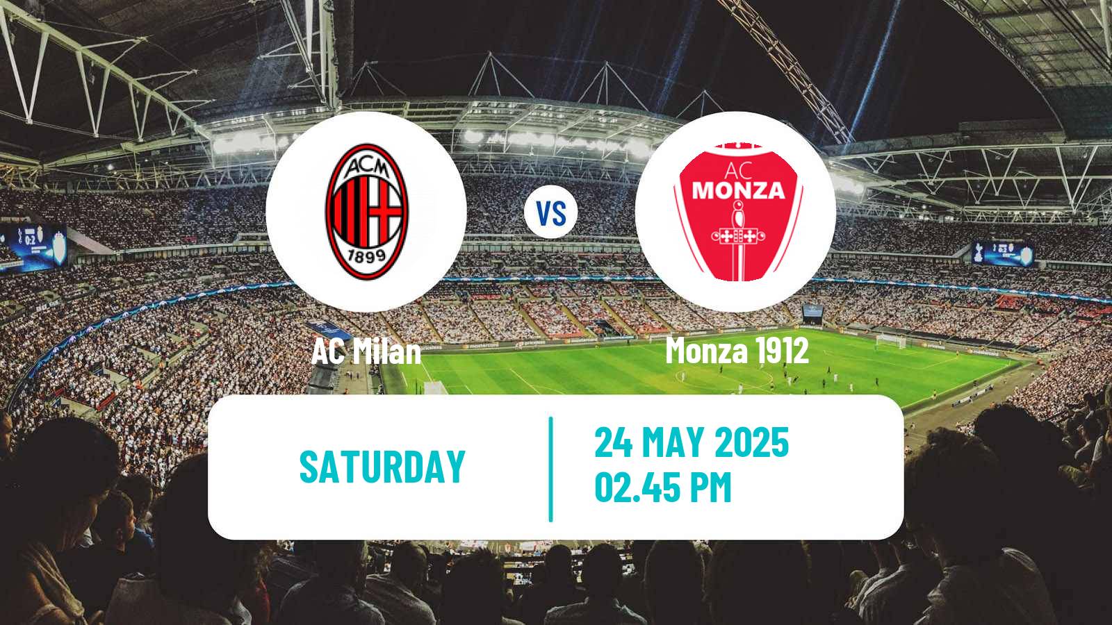 Soccer Italian Serie A Milan - Monza