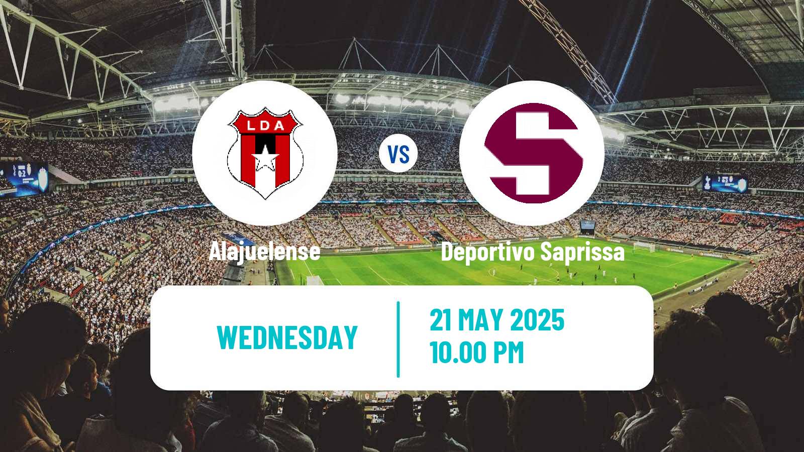 Soccer Costa Rican Primera Division Alajuelense - Deportivo Saprissa
