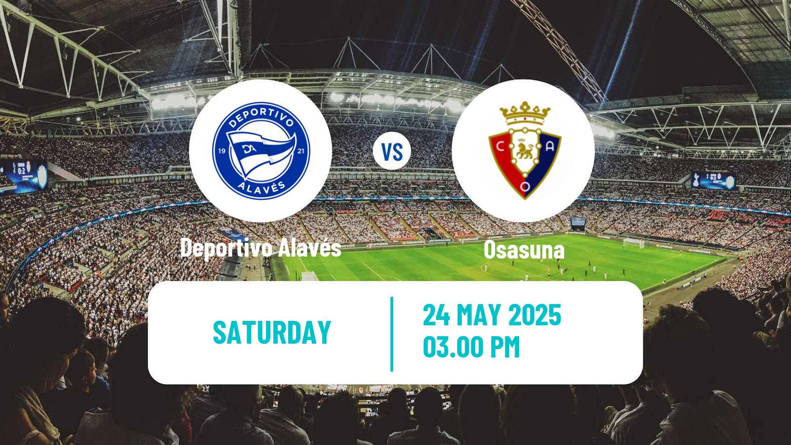 Soccer Spanish LaLiga Deportivo Alavés - Osasuna