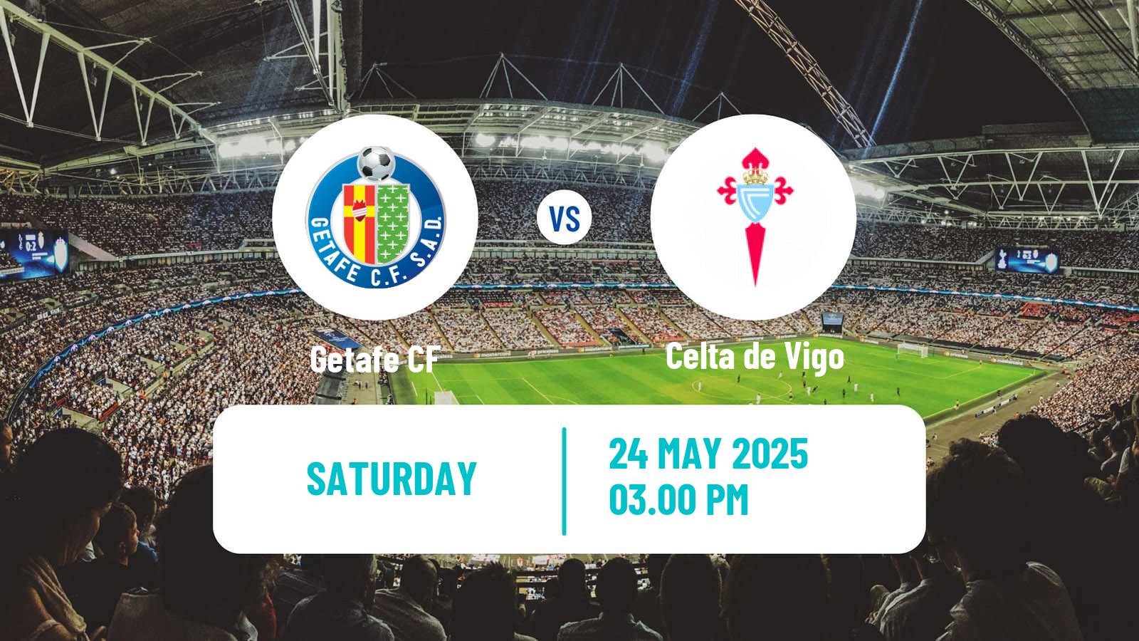 Soccer Spanish LaLiga Getafe - Celta de Vigo