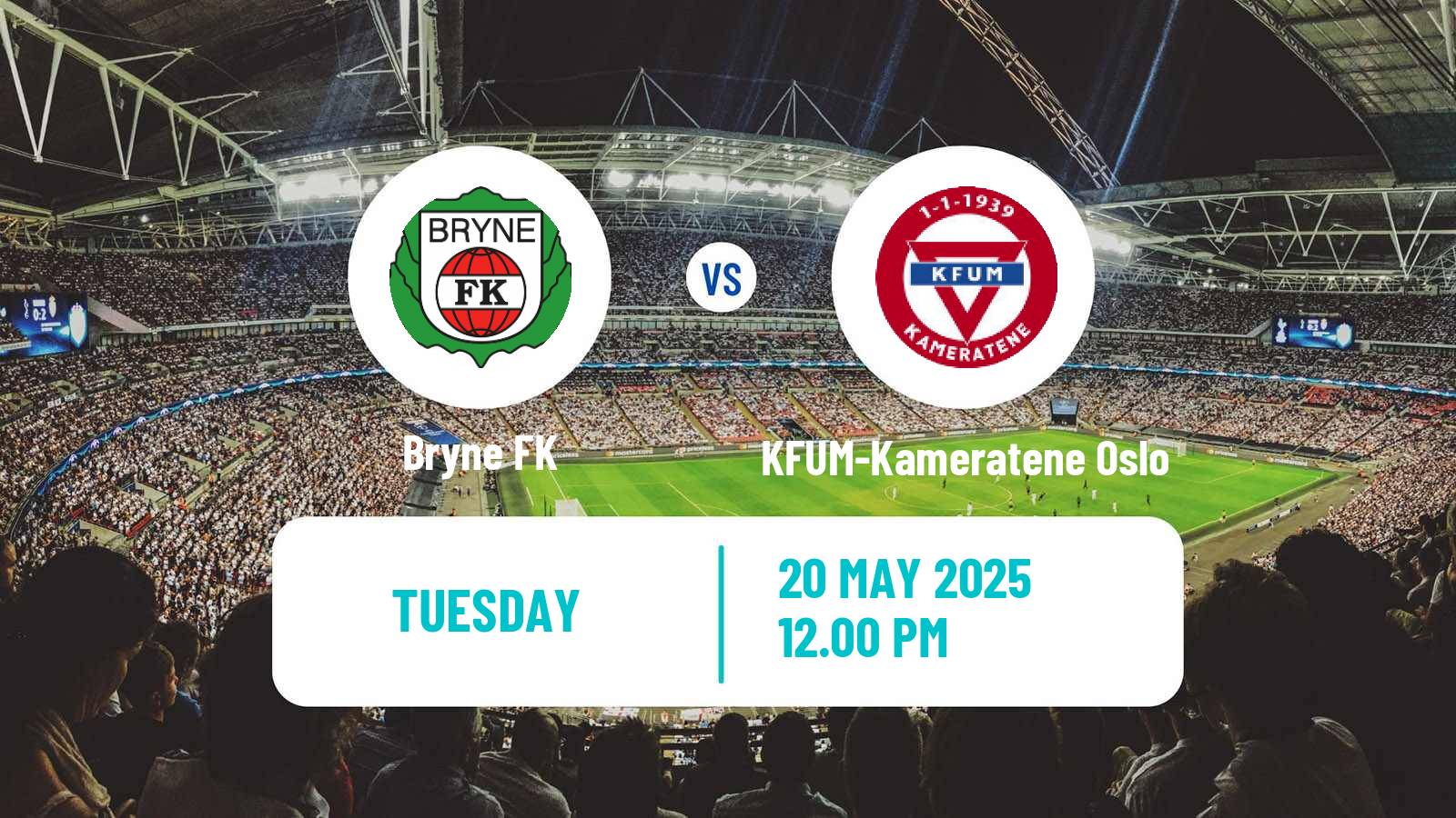 Soccer Norwegian NM Cup Bryne - KFUM-Kameratene Oslo