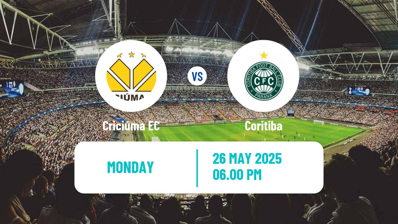 Soccer Brazilian Serie B Criciúma - Coritiba