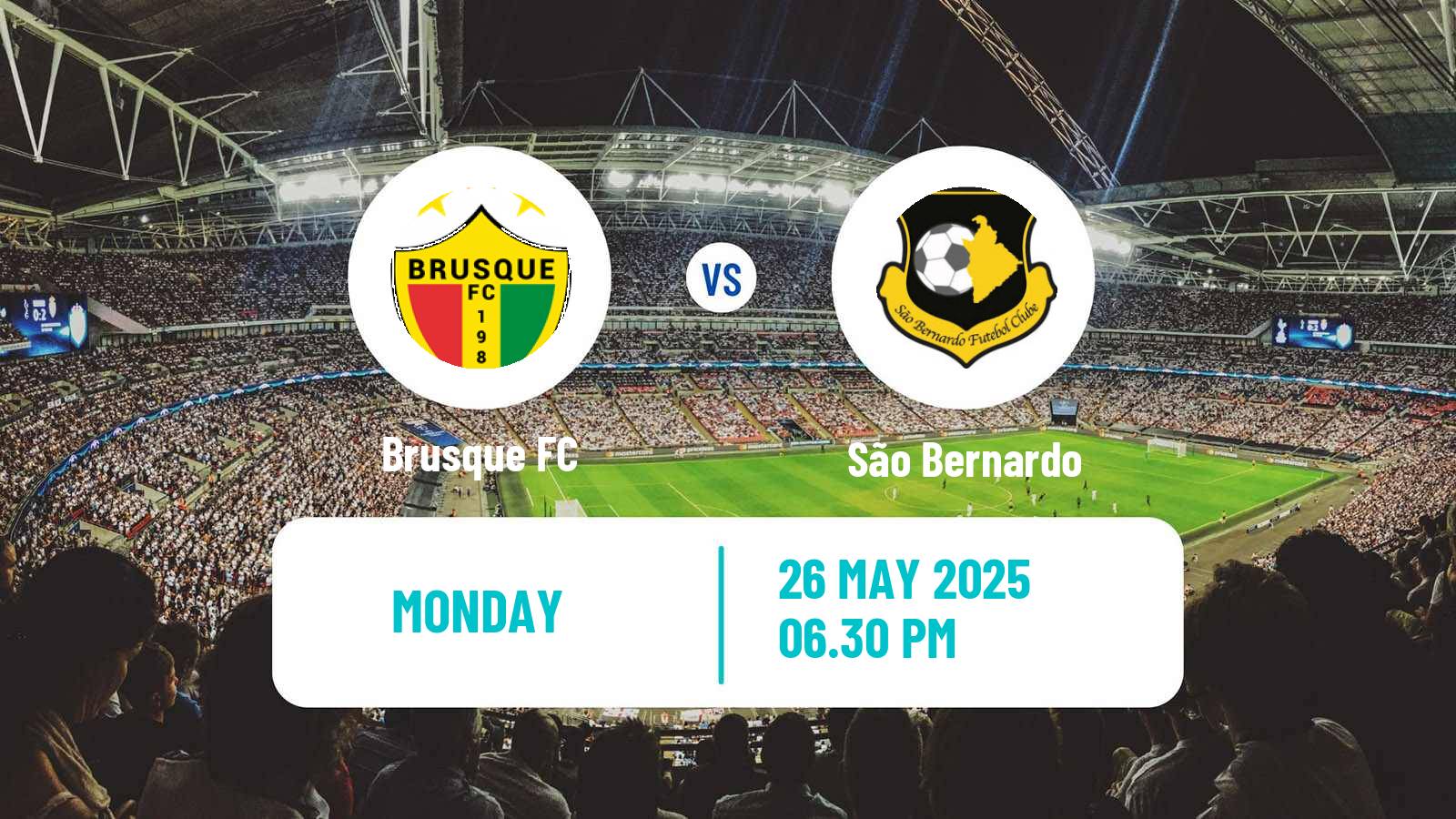 Soccer Brazilian Serie C Brusque - São Bernardo