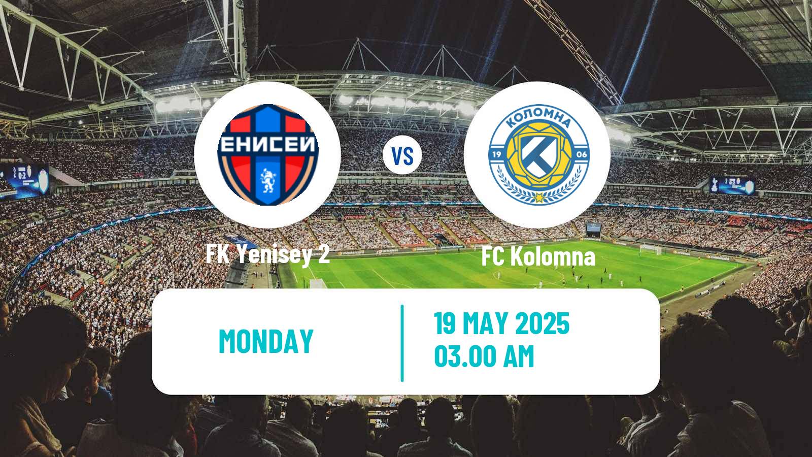 Soccer FNL 2 Division B Group 2 Yenisey 2 - Kolomna