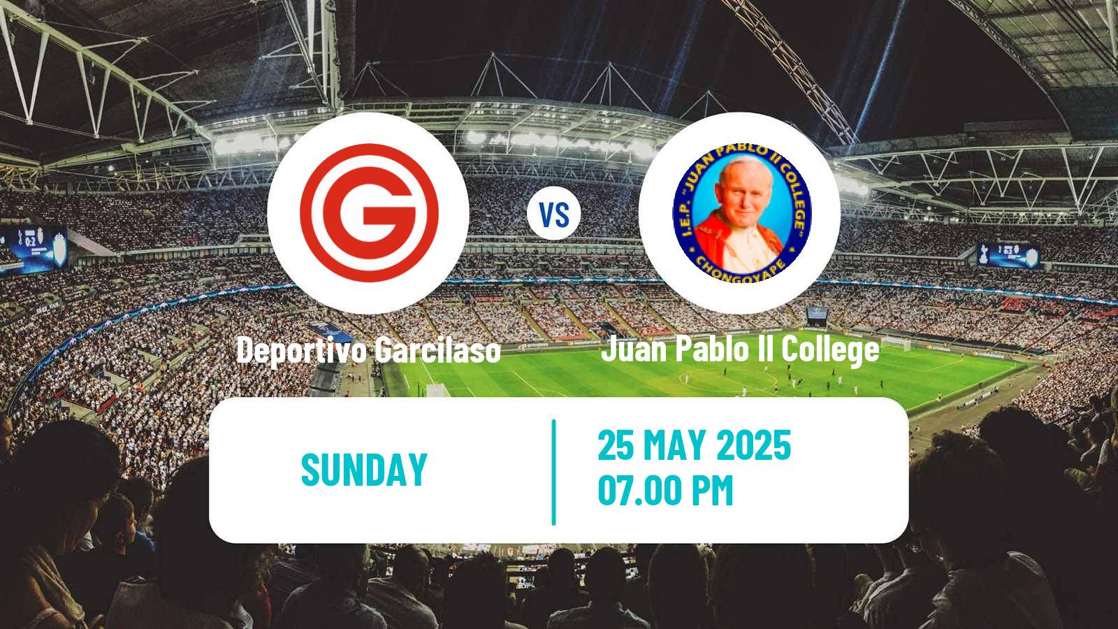 Soccer Peruvian Liga 1 Deportivo Garcilaso - Juan Pablo II College