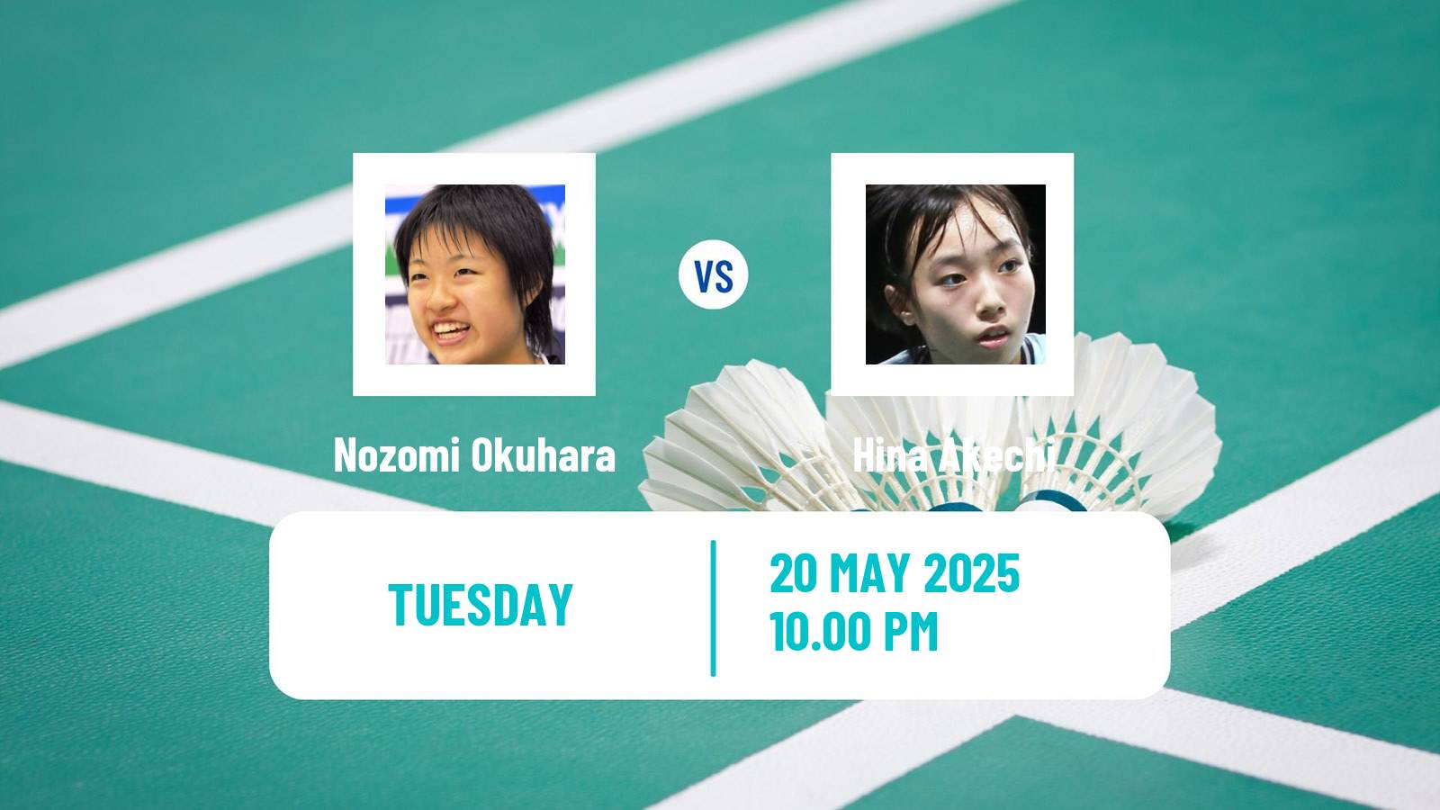 Badminton BWF World Tour Malaysia Masters Women Nozomi Okuhara - Hina Akechi