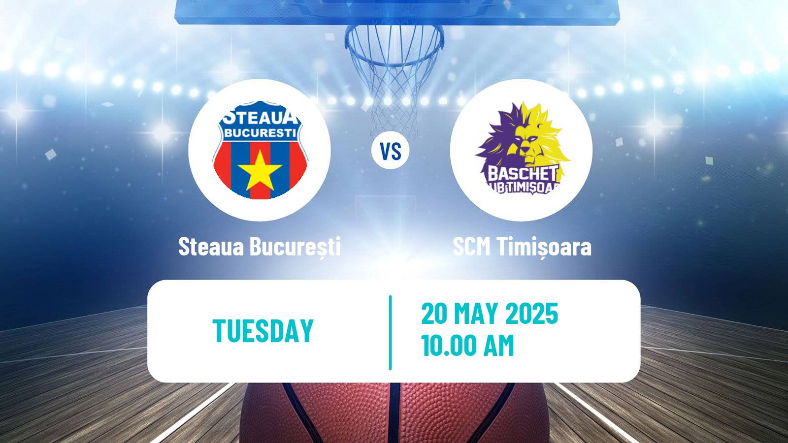 Basketball Romanian Divizia A Basketball Steaua București - SCM Timișoara