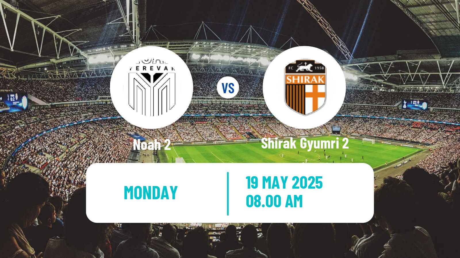 Soccer Armenian First League Noah 2 - Shirak Gyumri 2
