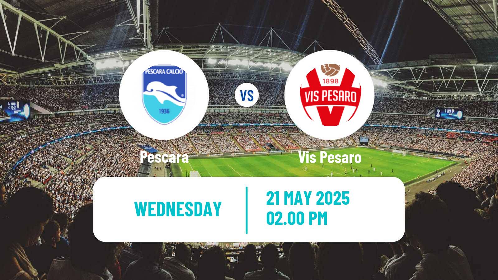 Soccer Italian Serie C Group A Pescara - Vis Pesaro