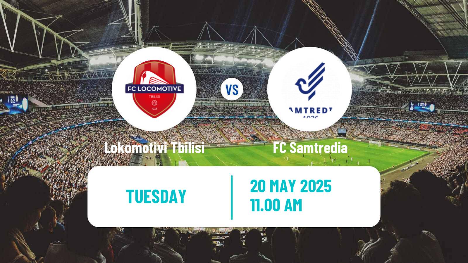 Soccer Georgian Erovnuli Liga 2 Lokomotivi Tbilisi - Samtredia