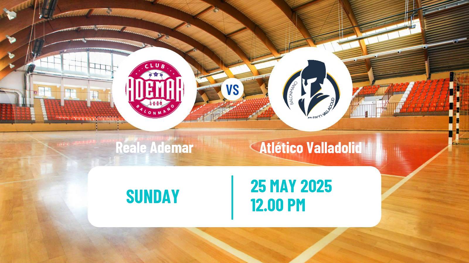 Handball Spanish Liga ASOBAL Reale Ademar - Atlético Valladolid