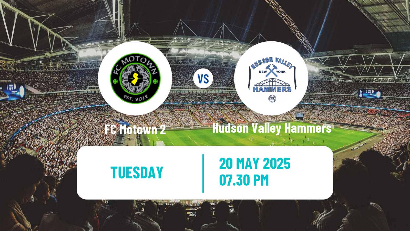 Soccer USL League Two Motown 2 - Hudson Valley Hammers
