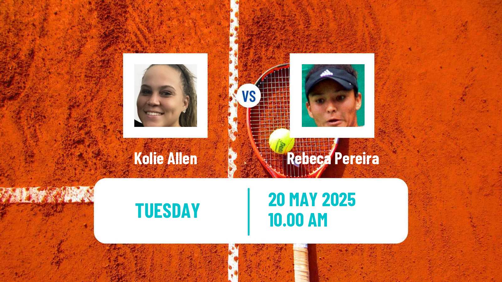Tennis ITF W35 Santo Domingo Women Kolie Allen - Rebeca Pereira