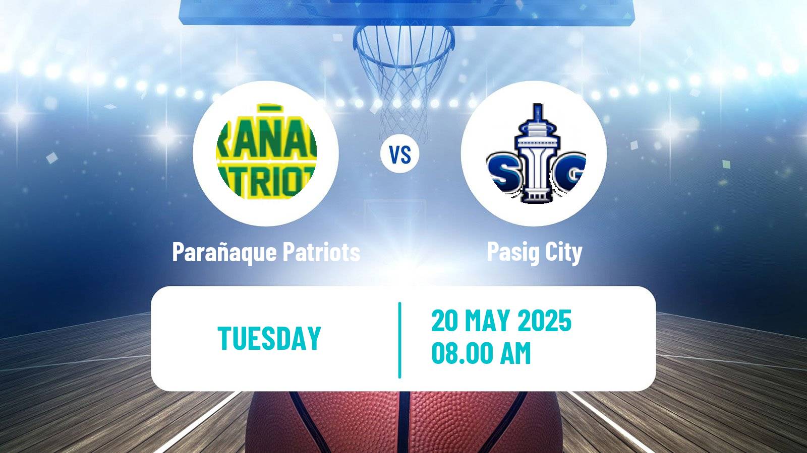 Basketball Philippines MBPL  Parañaque Patriots - Pasig City