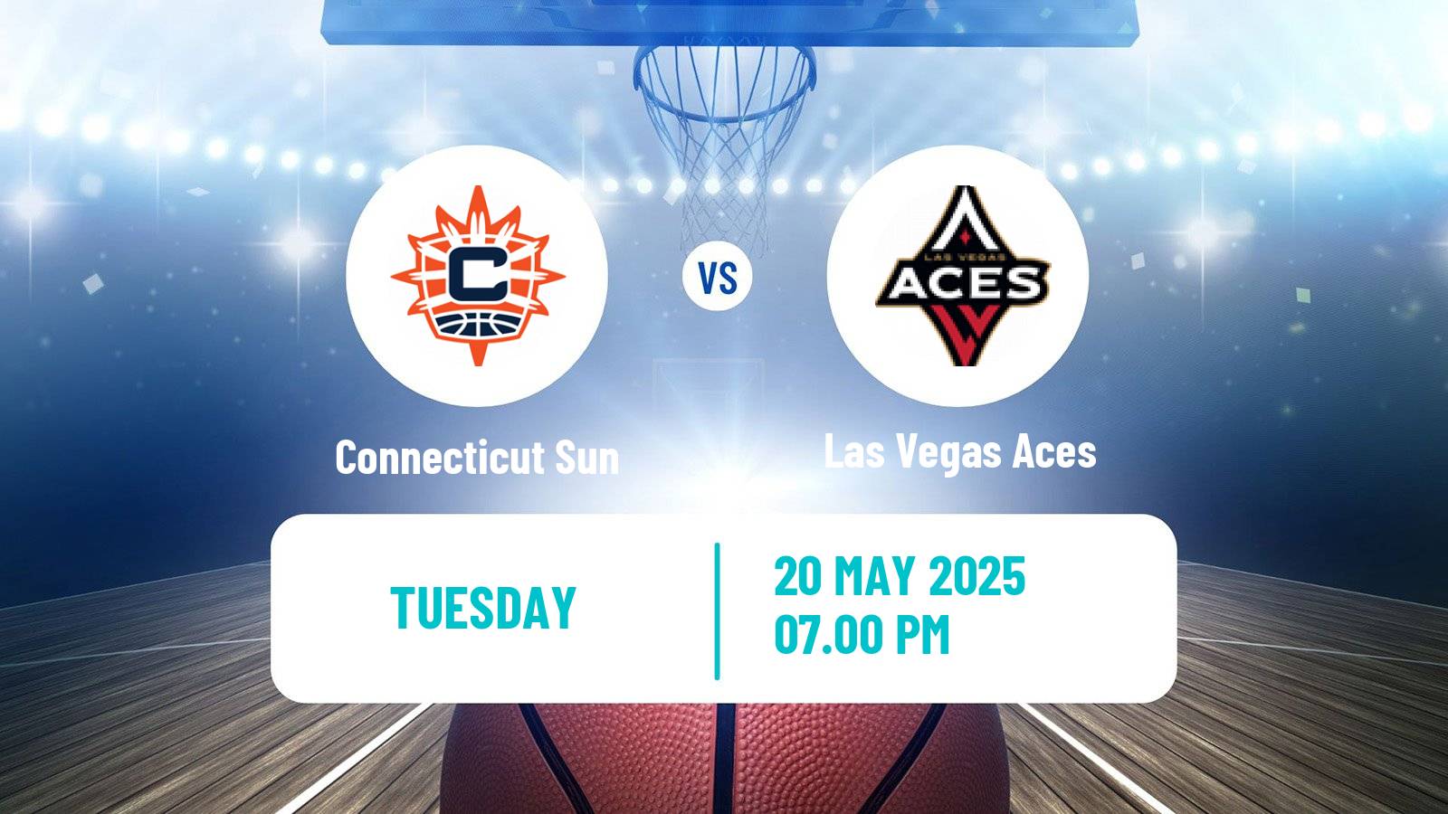 Basketball WNBA Connecticut Sun - Las Vegas Aces