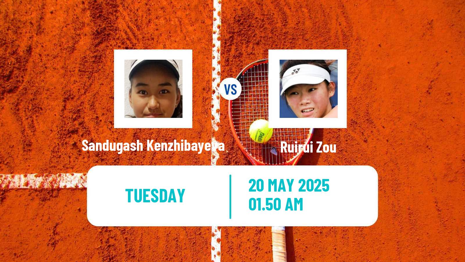 Tennis ITF W15 Maanshan 4 Women Sandugash Kenzhibayeva - Ruirui Zou