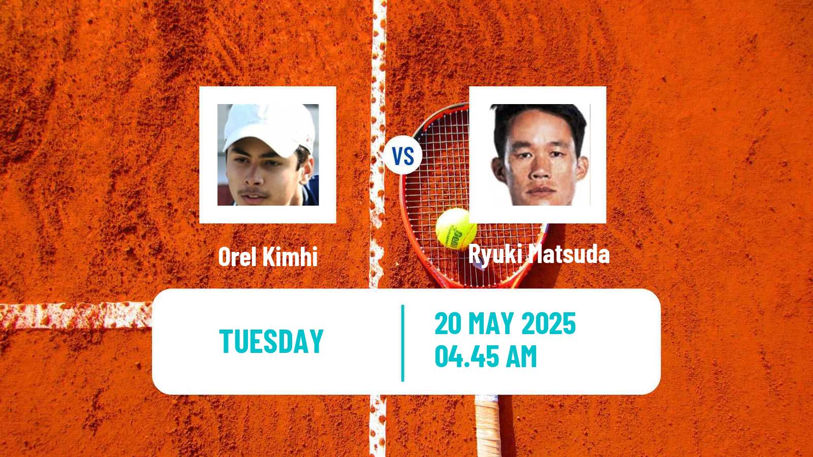 Tennis ITF M15 Heraklion 6 Men 2025 Orel Kimhi - Ryuki Matsuda
