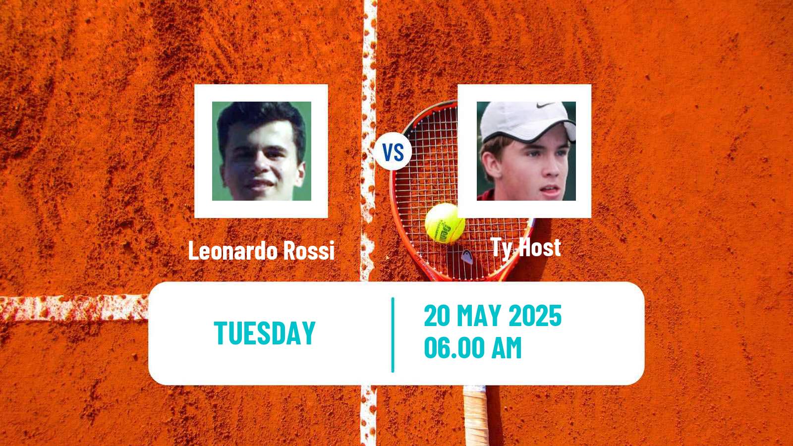 Tennis ITF M15 Heraklion 6 Men 2025 Leonardo Rossi - Ty Host